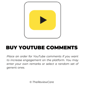 Buy YouTube comments
